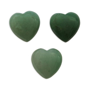 Gemstone Green Aventurine Heart 30-35mm