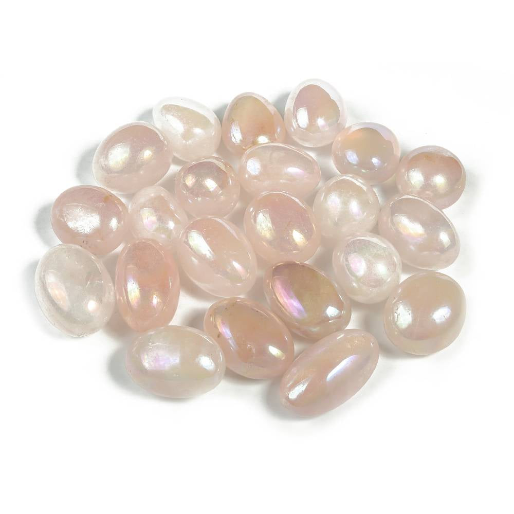 Akmens Enģeļu Auras Kvarcs / Rozā Kvarcs / Angel Aura Rose Quartz