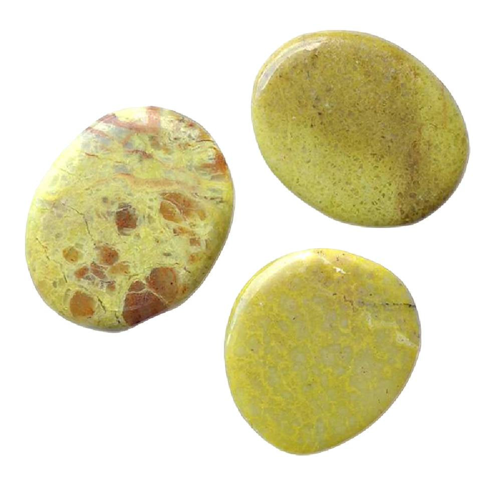 Akmens Opāls / Zaļais Opāls Madagaskara / Green Opal Chakra Stone 30-45mm