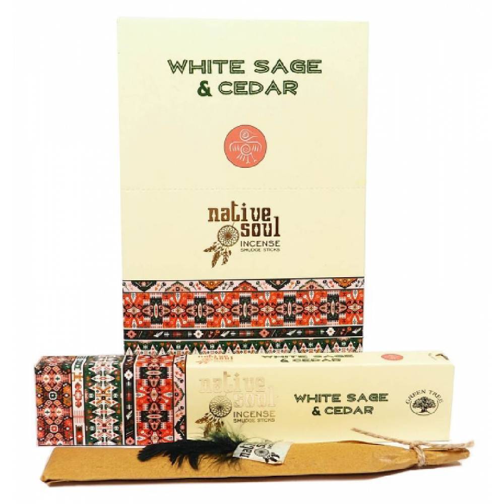 Incense Sticks White Sage & Cedar 15g