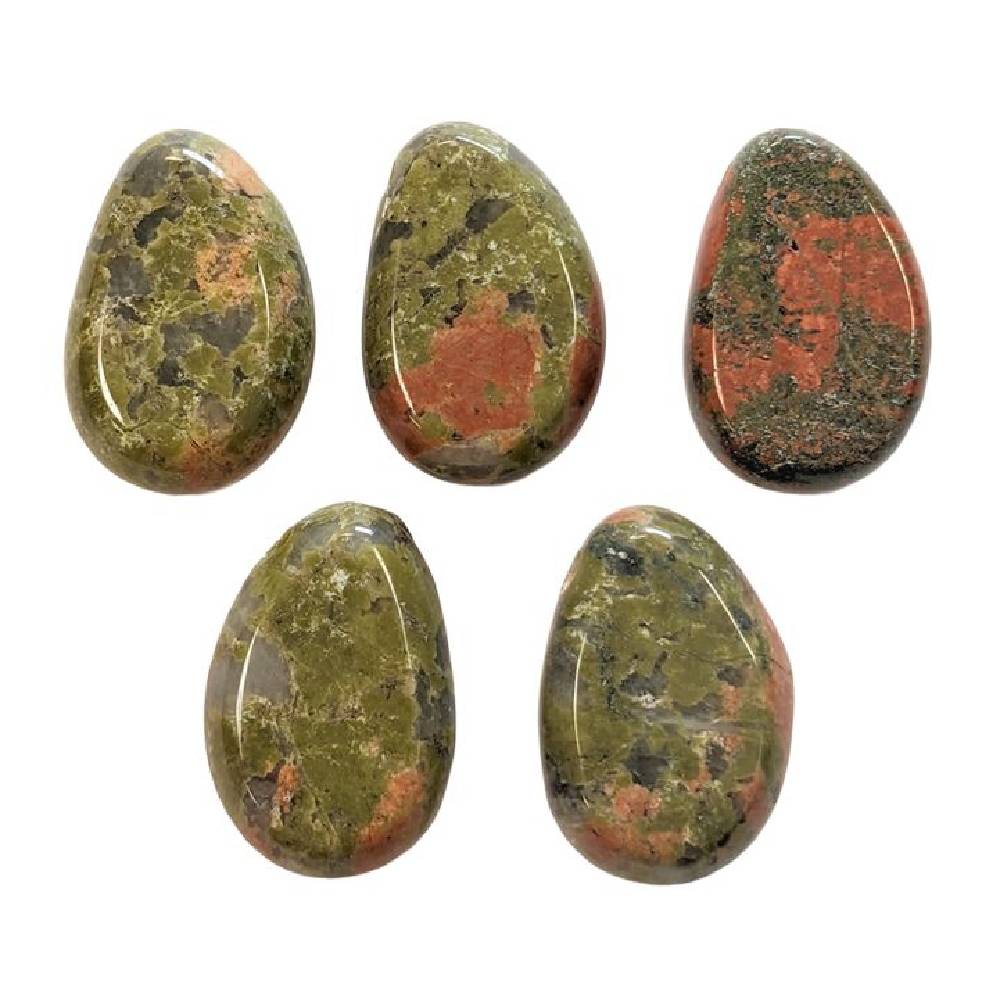 Kulons Rokassprādze Unakīts Dienvidāfrika / Unakite 1.5cm - 3cm