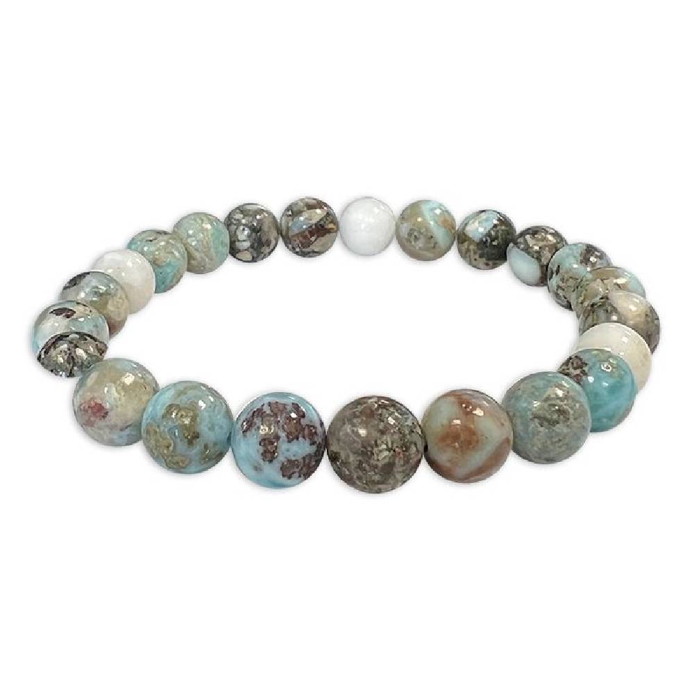 Rokassprādze Larimārs Dominikāna / Larimar 8mm