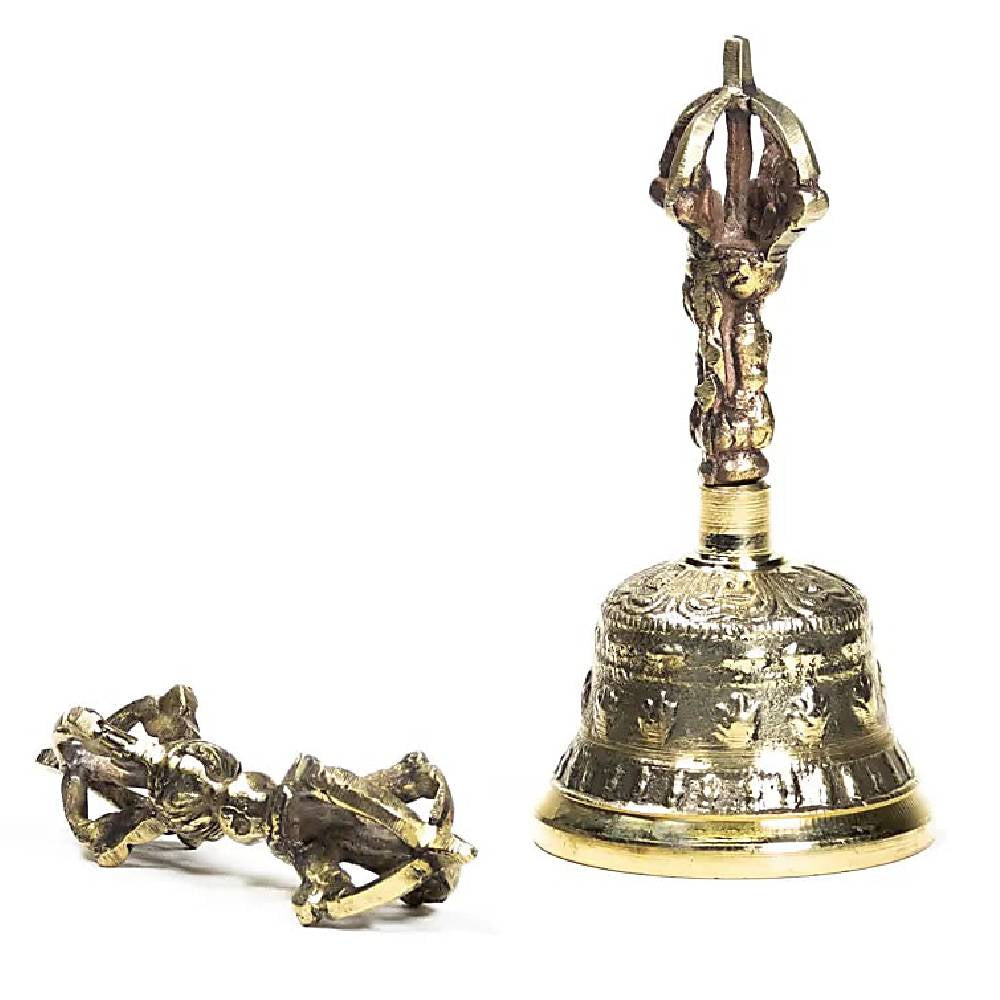 Tibetiešu Zvans Dorje & Bell Brass Small