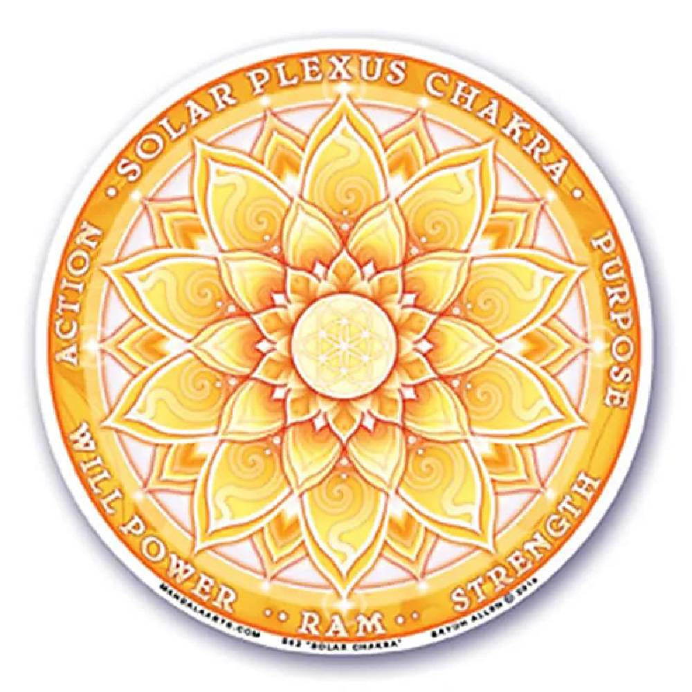 Uzlīme 3h Chakra Solar Plexus Chakra / Manipura / Saules Pinuma Čakra Ø11.7cm