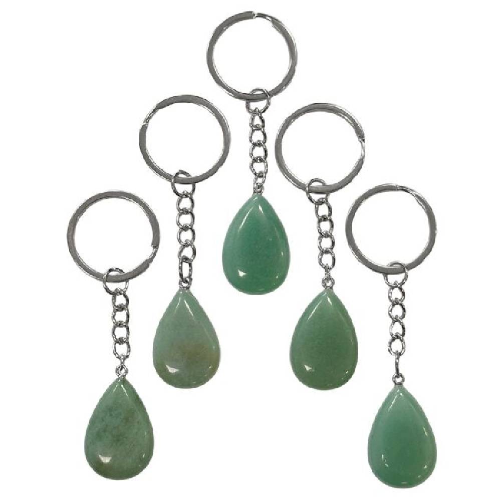 Atslēgu Piekariņš Aventurīns / Zaļais Aventurīns Brazīlija / Green Aventurine A