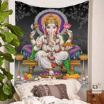Ielādēt attēlu galerijas skatītājā, Gobelēns Lord Ganesha 70 x 95cm
