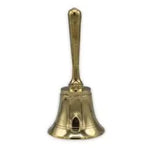Загрузить изображение в средство просмотра галереи, Zvaniņš Brass Hand Bell 13cm x 6cm
