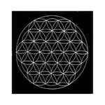 Load image into Gallery viewer, Velvet Tablecloth &quot;Flower of Life&quot; 30x30cm
