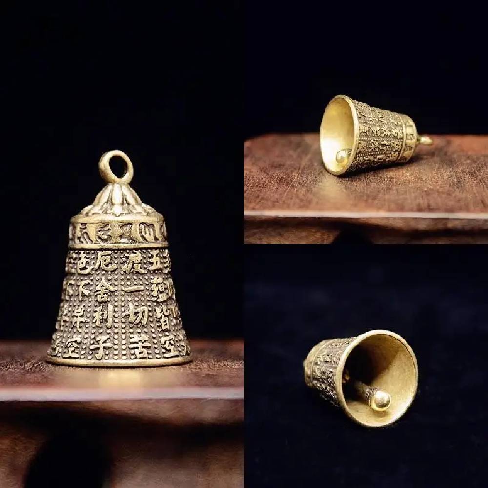 Aksesuāri Feng Shui - Zvaniņš Mini Tibetan Bronze Bell 3.5x2.5cm
