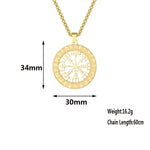 Ielādēt attēlu galerijas skatītājā, Kulons Rūnas GOLD Ø30mm
