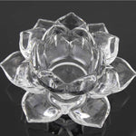 Ielādēt attēlu galerijas skatītājā, Stikla Svečturis Lotus 11x5.5cm
