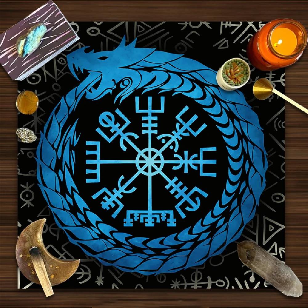 Galdauts Tarot & Rune Altar Cloth 75 x 75cm