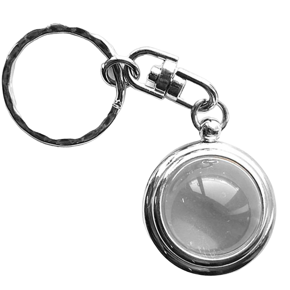 Atslēgu Piekariņš Ball Kalnu Kristāls / Clear Quartz