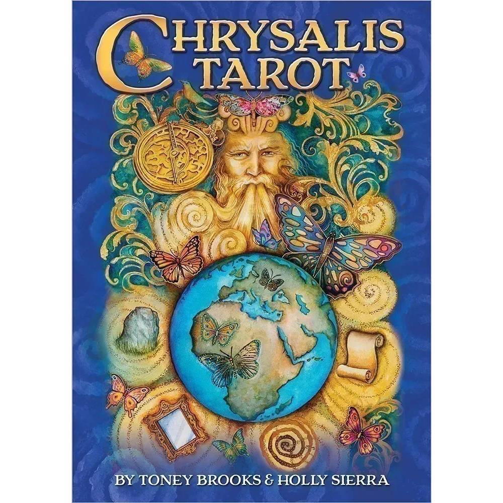 Chrysalis Tarot Deck and Book Set Taro Kārtis