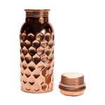 Load image into Gallery viewer, Copper bottle hammered 500ml
