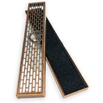 Ielādēt attēlu galerijas skatītājā, Metāla vīraka turētājs japāņu vīraka kociņiem Japan Incense Burner 15cm
