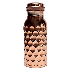 Copper bottle hammered 500ml
