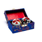 Ielādēt attēlu galerijas skatītājā, Ķīniešu Veselības Bumbiņas Dragon &amp; Phoenix Ø4cm
