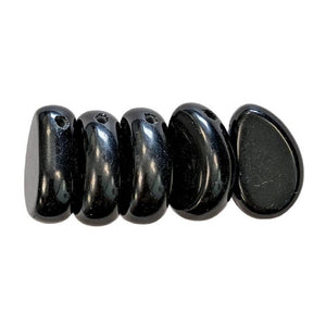Kulons Obsidiāns / Melnais Obsidiāns Meksika / Black Obsidian A 1.5cm - 3cm