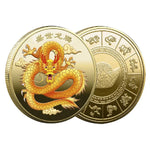 Ielādēt attēlu galerijas skatītājā, Ķīniešu Veiksmes Monēta - Pūķa Gads 2024
