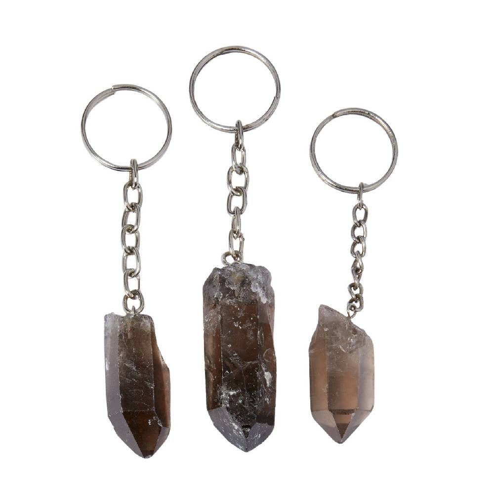 Atslēgu Piekariņš Rough Dūmu Kvarcs / Smoky Quartz Rough