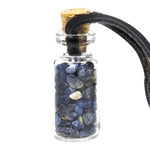 Load image into Gallery viewer, Glass Bottle / Pendant Sodalite 3.6cm
