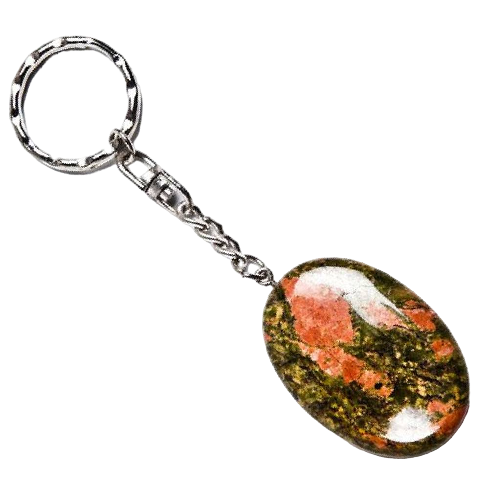 Atslēgu Piekariņš Antistress Unakīts / Unakite Anti-Stress 12cm