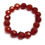 Ielādēt attēlu galerijas skatītājā, Rokassprādze Karneols Brazīlija / Carnelian 14mm
