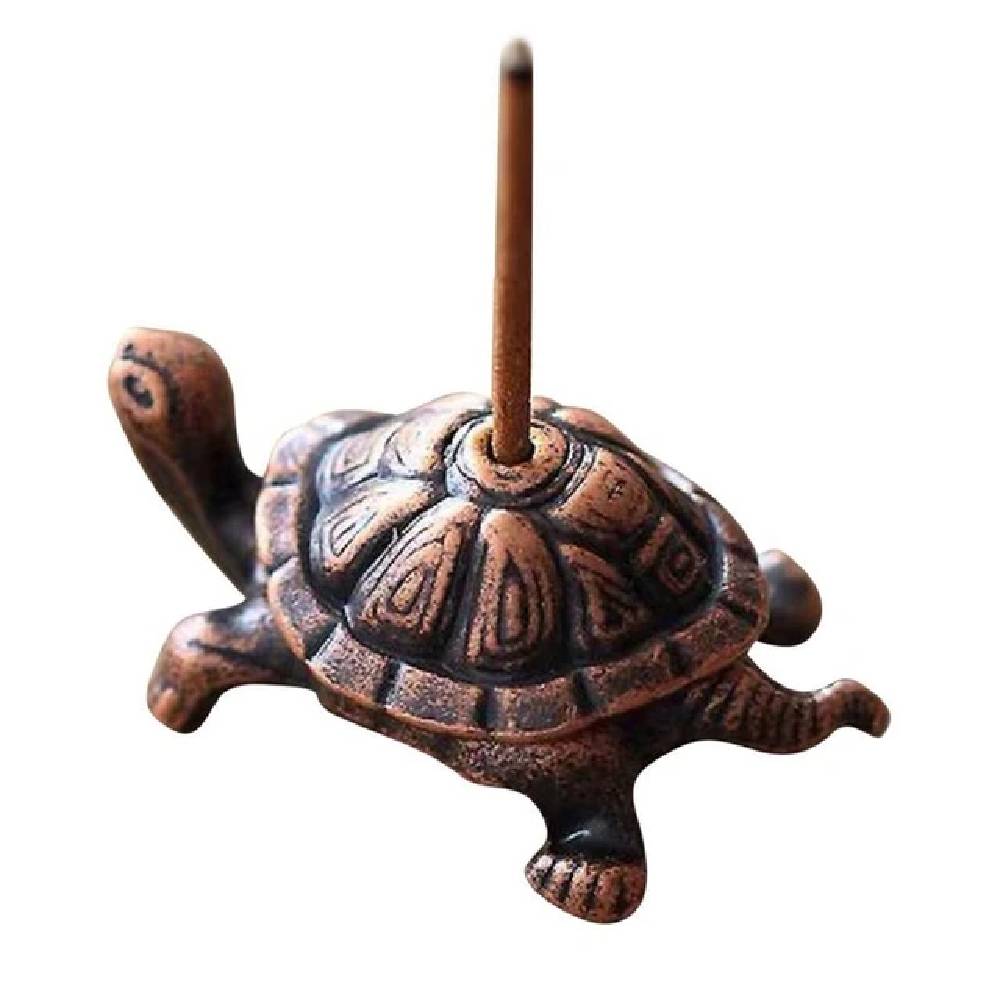 Metāla vīraka turētājs japāņu vīraka kociņiem Turtle Metal Incense Burner 4cm