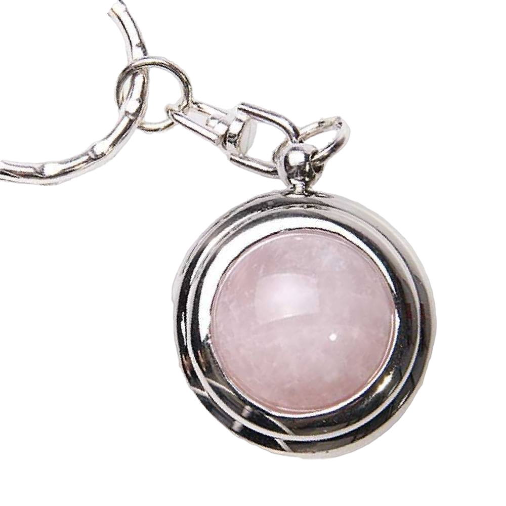 Atslēgu Piekariņš Ball Rozā Kvarcs / Rose Quartz