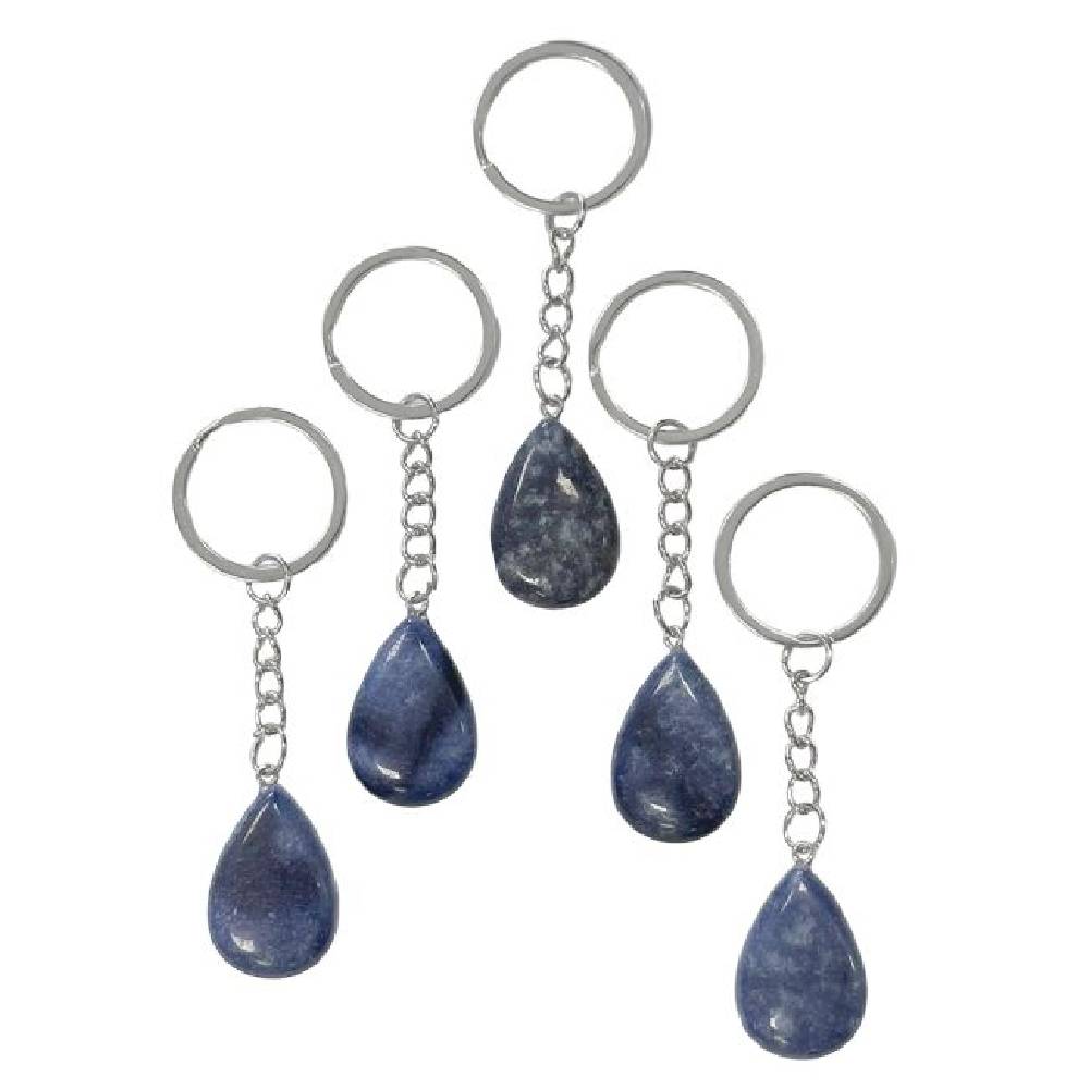 Atslēgu Piekariņš Aventurīns / Zilais Aventurīns Brazīlija / Blue Aventurine A