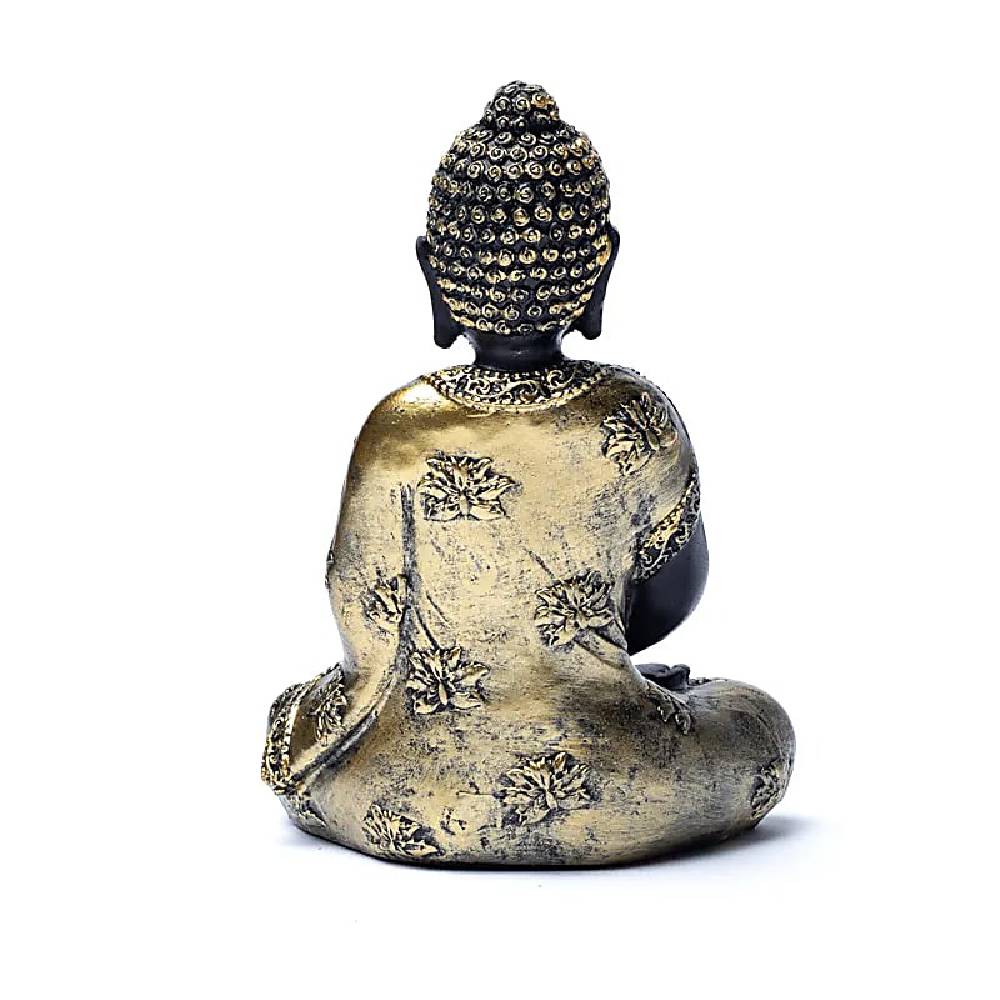 Meditation Buddha antique finish