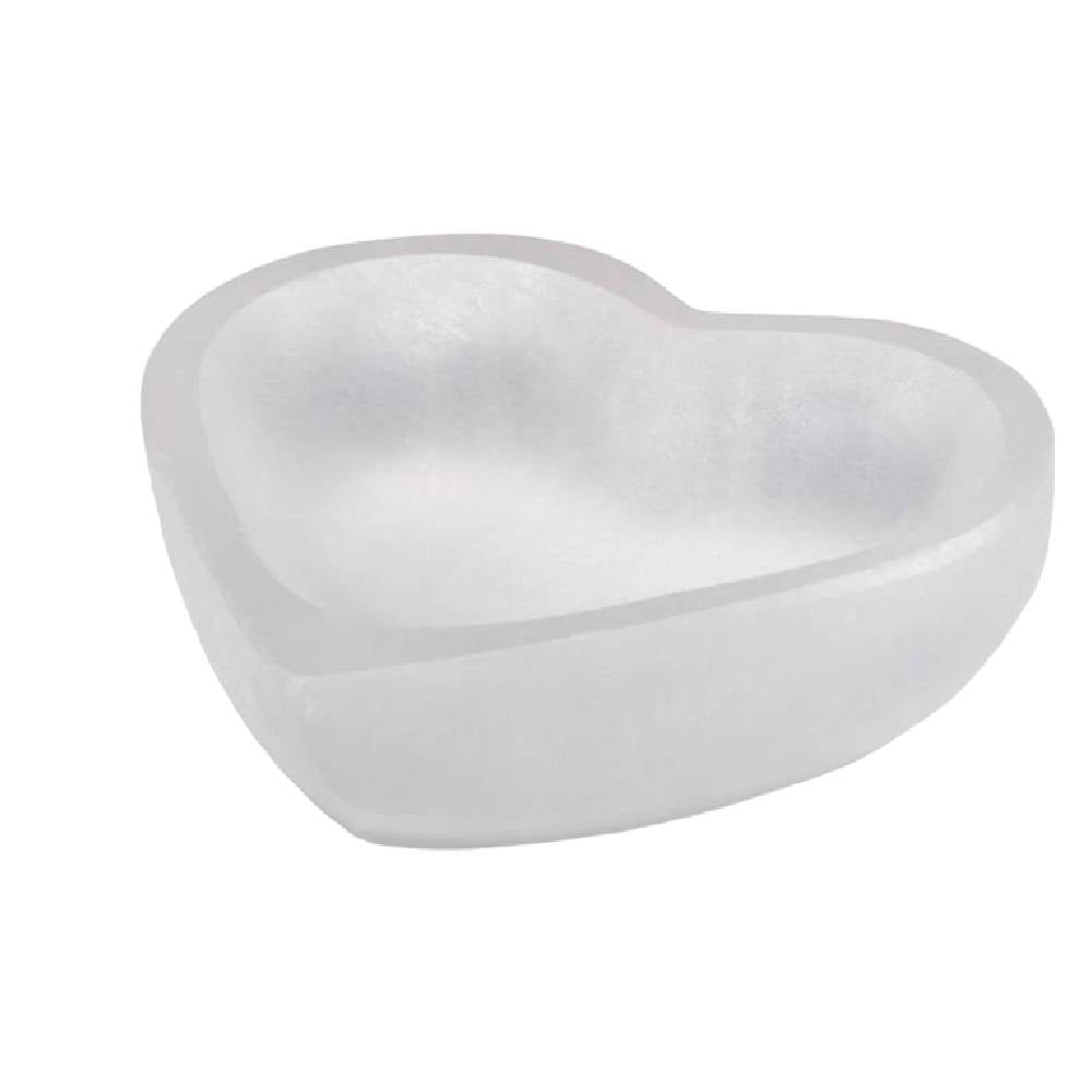 Akmens Selenīts / Selenite Heart Bowl 12cm