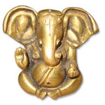Load image into Gallery viewer, Appu Ganesh brass miniature 4cm
 
