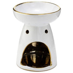 Загрузить изображение в средство просмотра галереи, Aroma Lampa Keramika Golden Tree White 11.5cm
