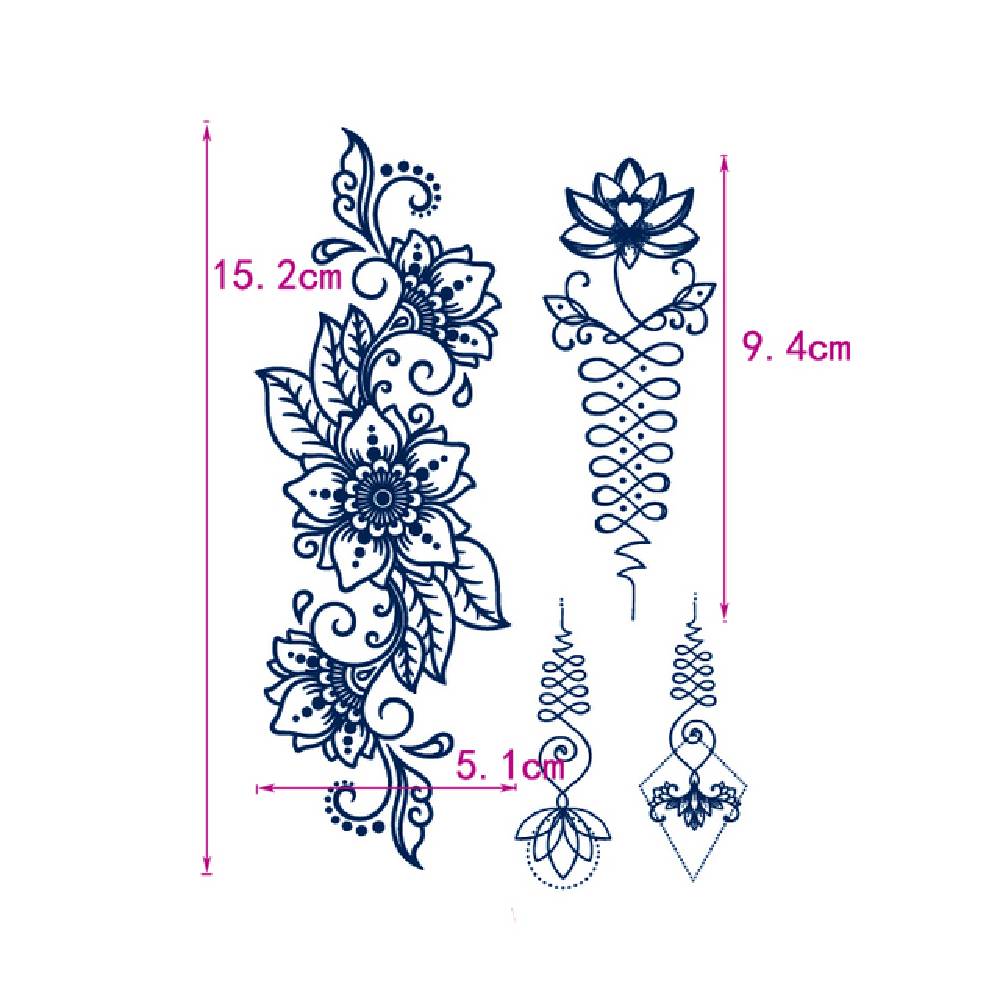 Pagaidu Tetovējumi 11cm x 18cm