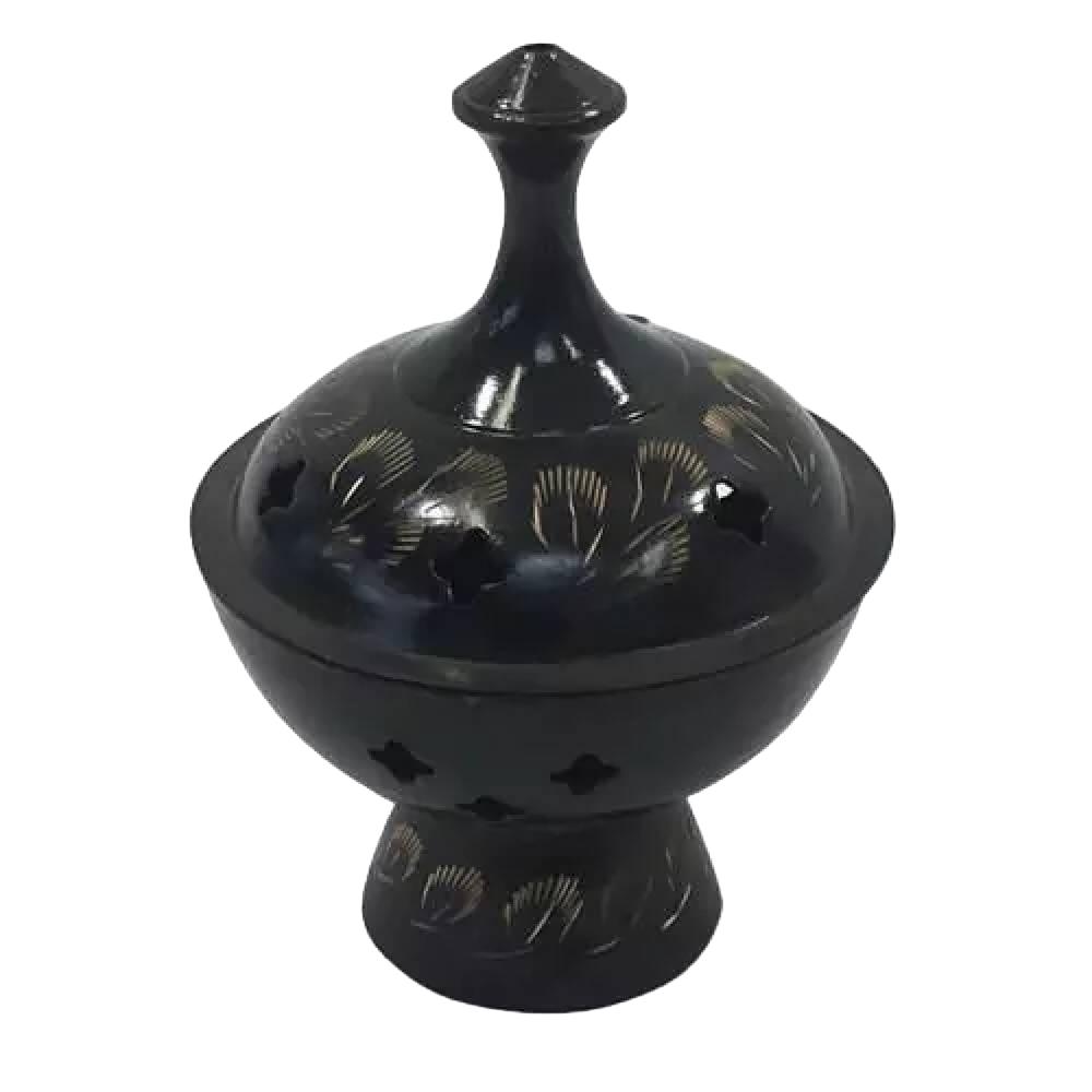 Trauks Sveķu un Augu Kūpināšanai Brass Chandan Pyali 10cm