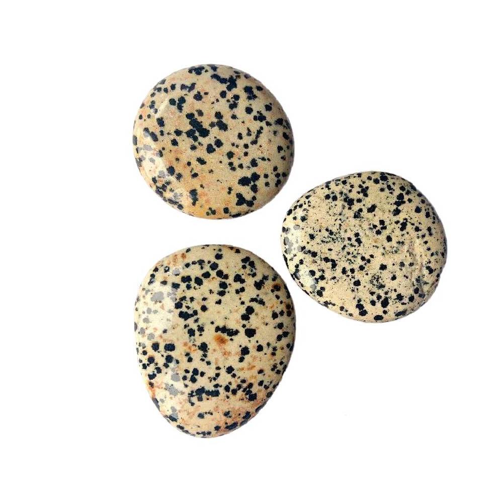 Akmens Jašma / Dalmāciešu Jašma Meksika / Dalmation Jasper Chakra Stone 50-70mm