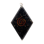 Load image into Gallery viewer, Kulons Orgonīts un Šungīts / Orgonite &amp; Shungite with Spiral
