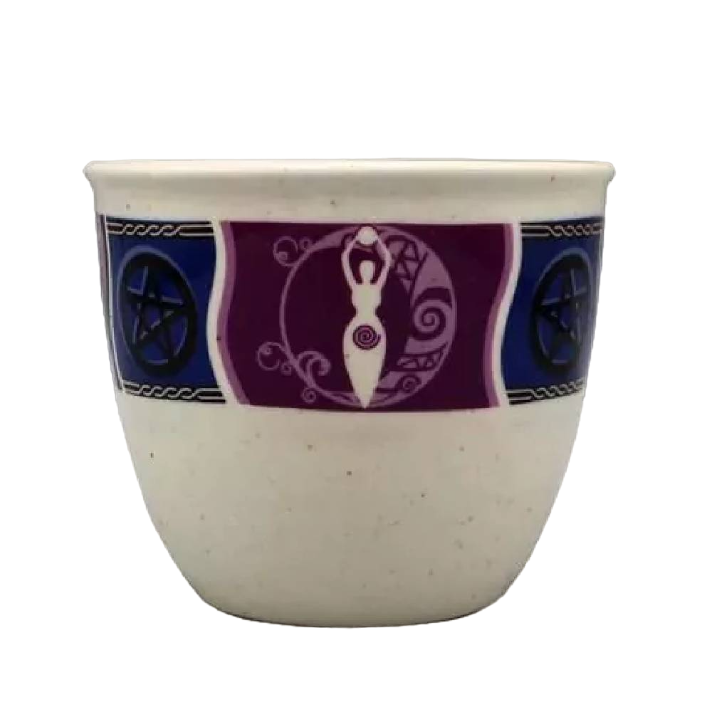 Keramiskais Turētājs "Goddess" 8.89x7.62cm - Palo Santo & Sage