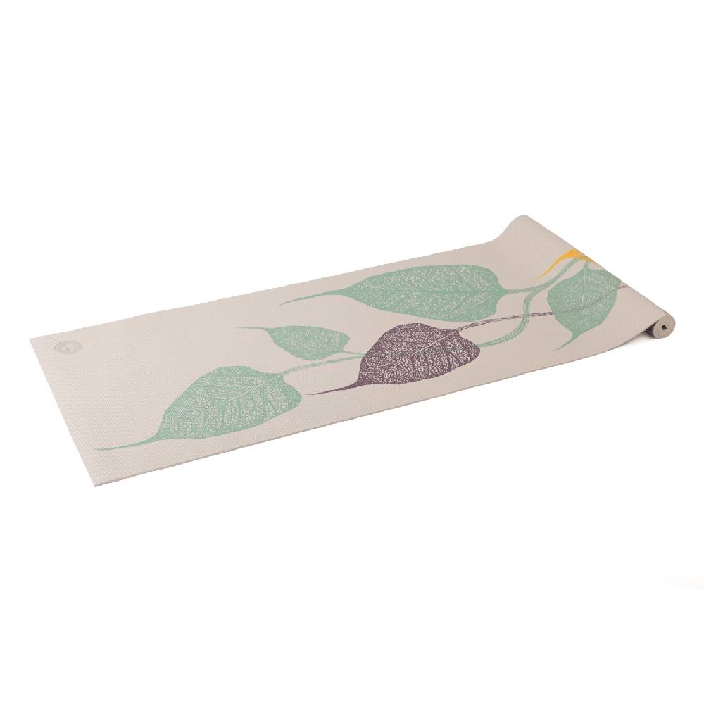 Leela Collection "LEAVES" Yoga Mat / Jogas Paklājiņš LEELA COLLECTION 183x60cm / 4.5mm