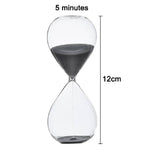 Загрузить изображение в средство просмотра галереи, Smilšu Pulkstenis Hourglass Black 5 minūtes
