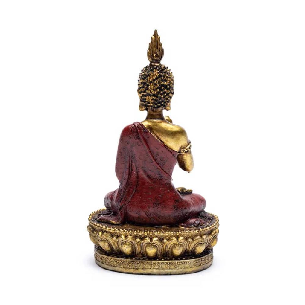 Statuja / Dēva Murti Buddha of Reassurance with throne