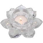 Load image into Gallery viewer, Stikla Svečturis Lotus 11x5.5cm
