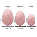 Load image into Gallery viewer, Yoni egg rose quartz 2.5x4cm
