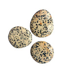 Ielādēt attēlu galerijas skatītājā, Akmens Jašma / Dalmāciešu Jašma Meksika / Dalmation Jasper Chakra Stone 50-70mm
