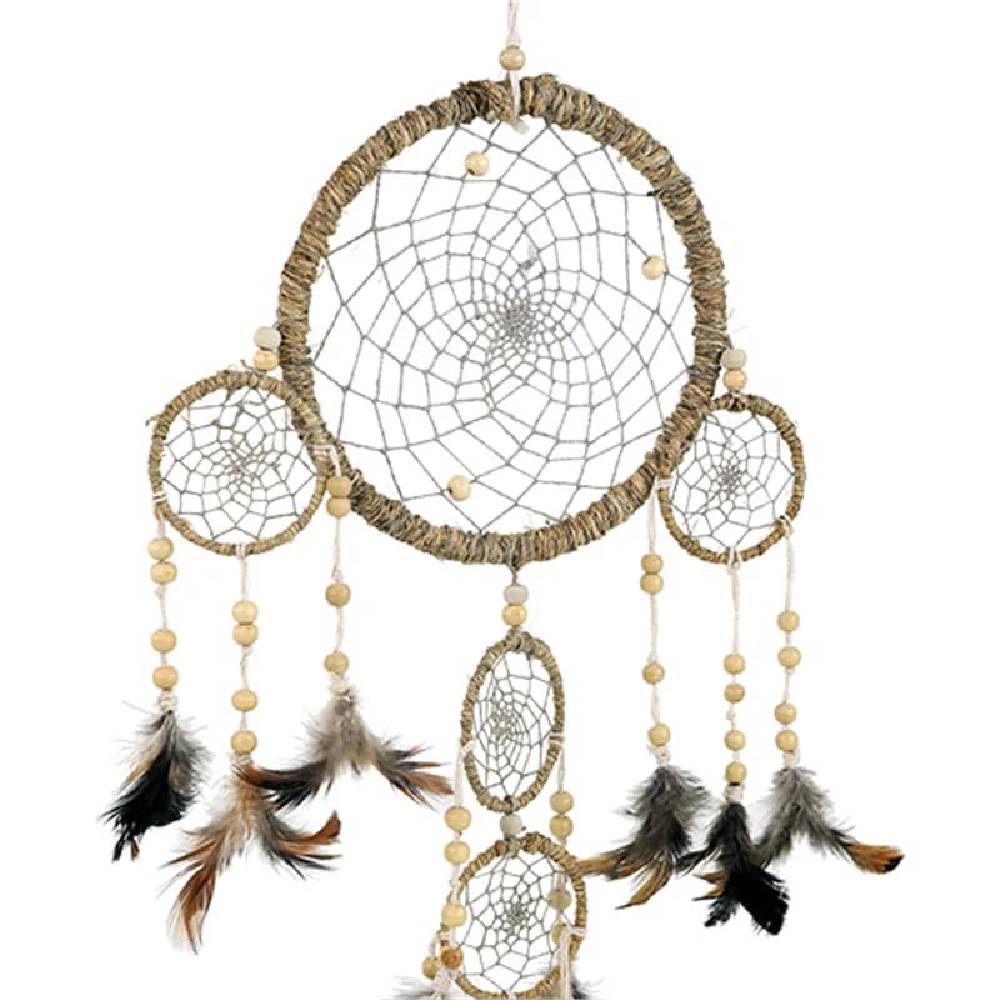 Sapņu Ķērājs Hemp Dreamcatcher 15.5x47cm