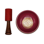 Ielādēt attēlu galerijas skatītājā, Dziedošā Bļoda Pink Flower of Life Ø9cm
