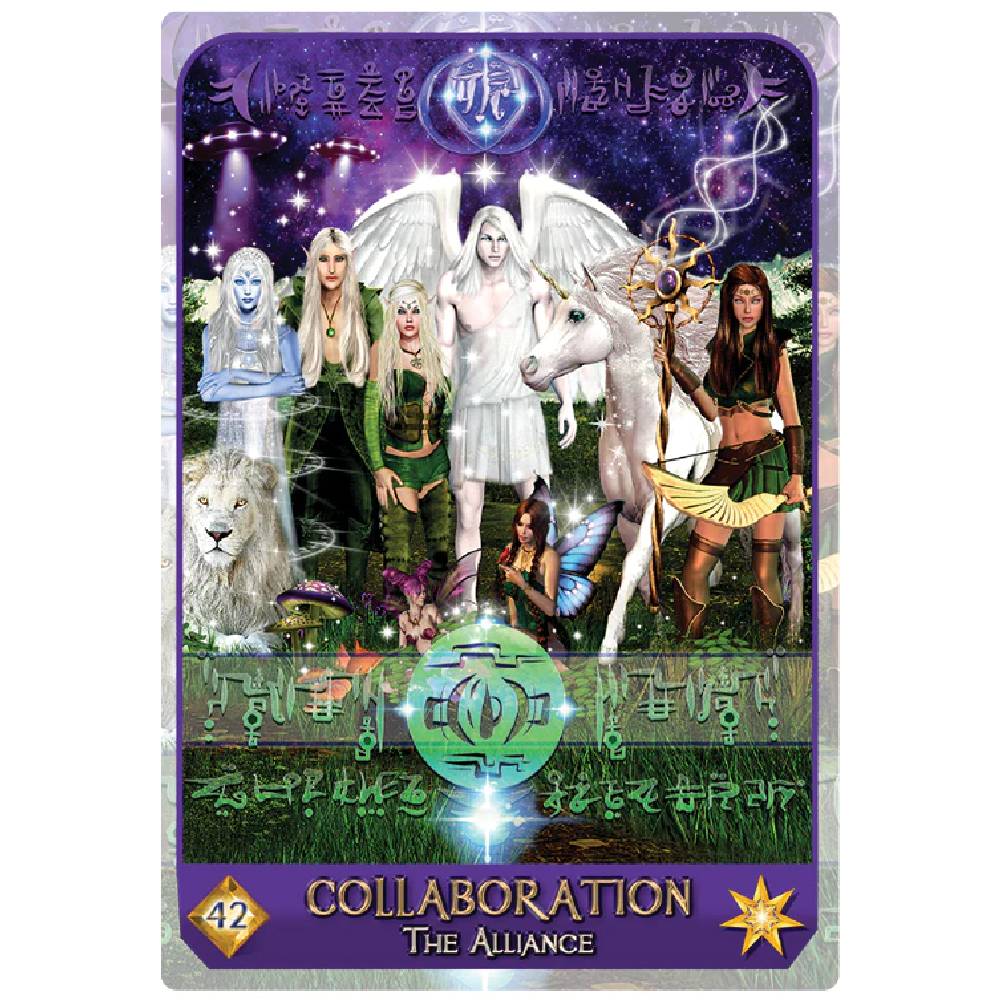 Celestial Frequencies Oracle Cards and Healing Activators Orākuls