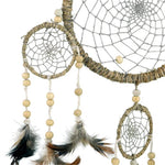 Ielādēt attēlu galerijas skatītājā, Sapņu Ķērājs Hemp Dreamcatcher 15.5x47cm
